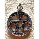 Pendant Silver Elfin Pentagram 